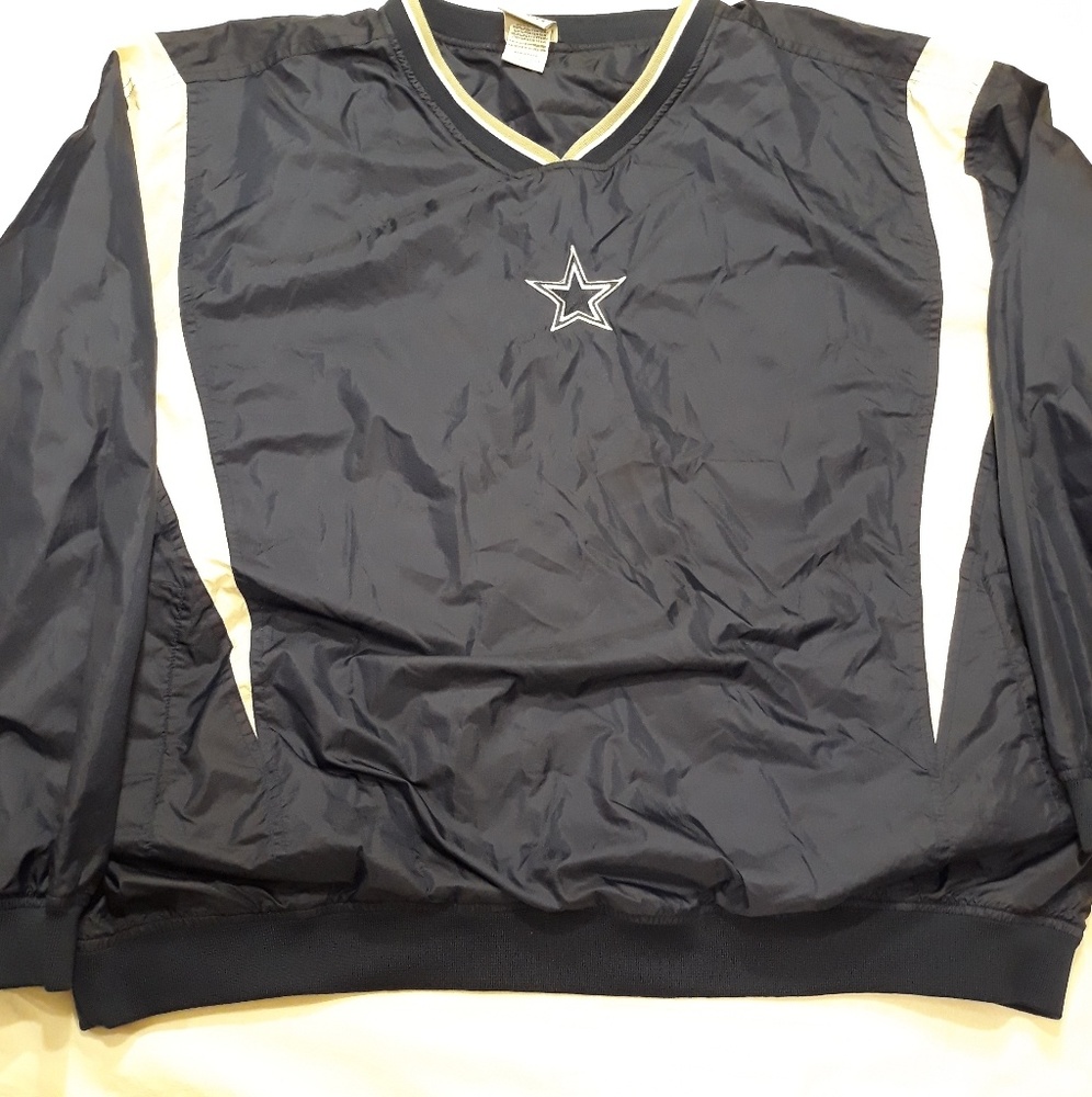 Dallas Cowboys Embroidered NFL Football V Neck